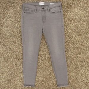 Frame Denim Jeans Women's 30 Gray‎ Maralago Le Skinny De Jeanne Stretch